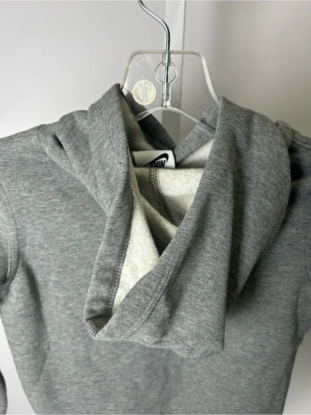 Nike Grey Hoodie and Joggers Set with White Swoosh - Picture 6 of 9